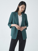  테일러드 홑겹 자켓