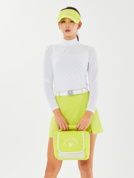  골프 볼빅 자가드메쉬 하이넥티셔츠