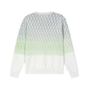 남성 그라데이션 라운드 풀오버