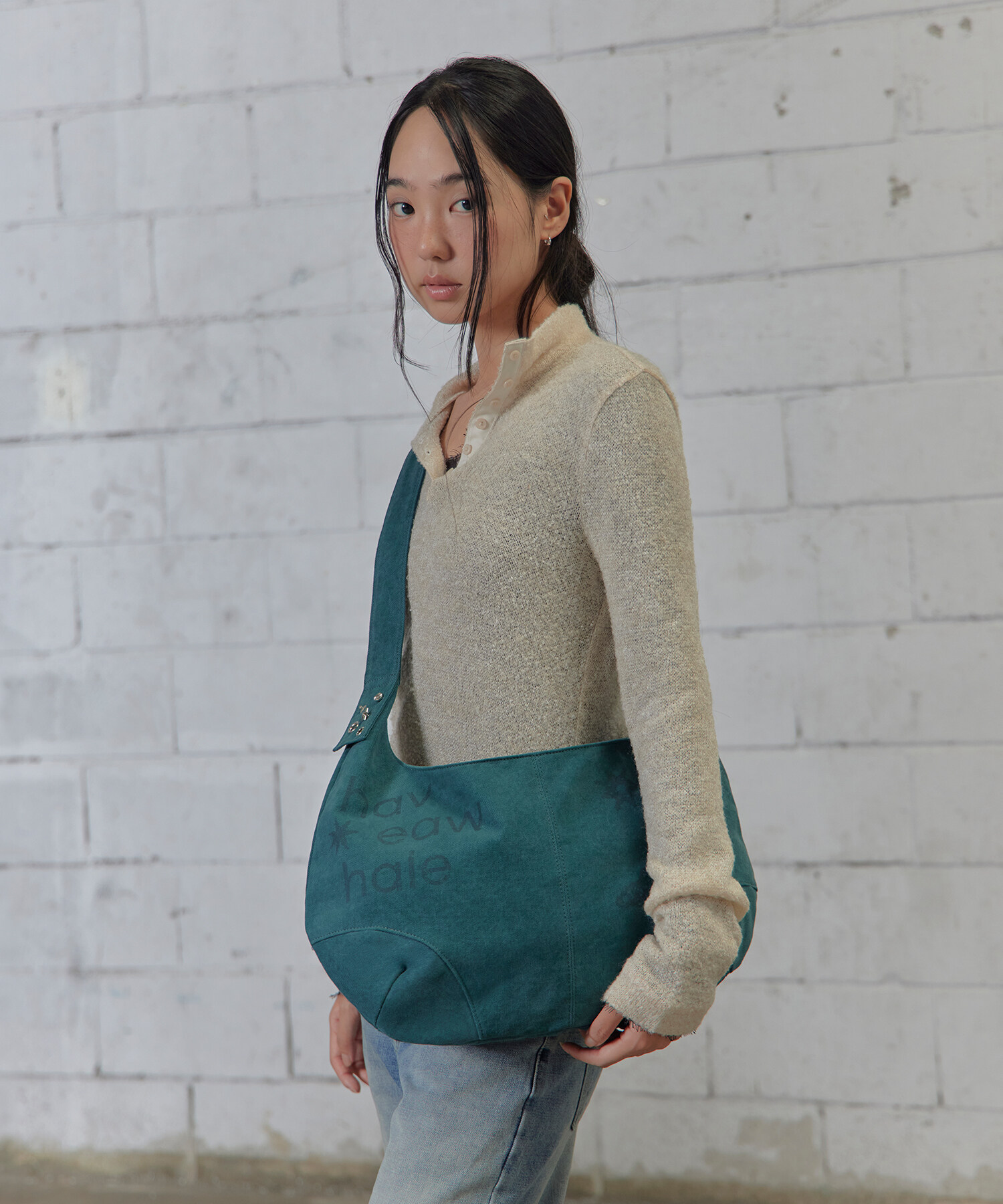 WASHED PRINT CROSSBODY BAG 