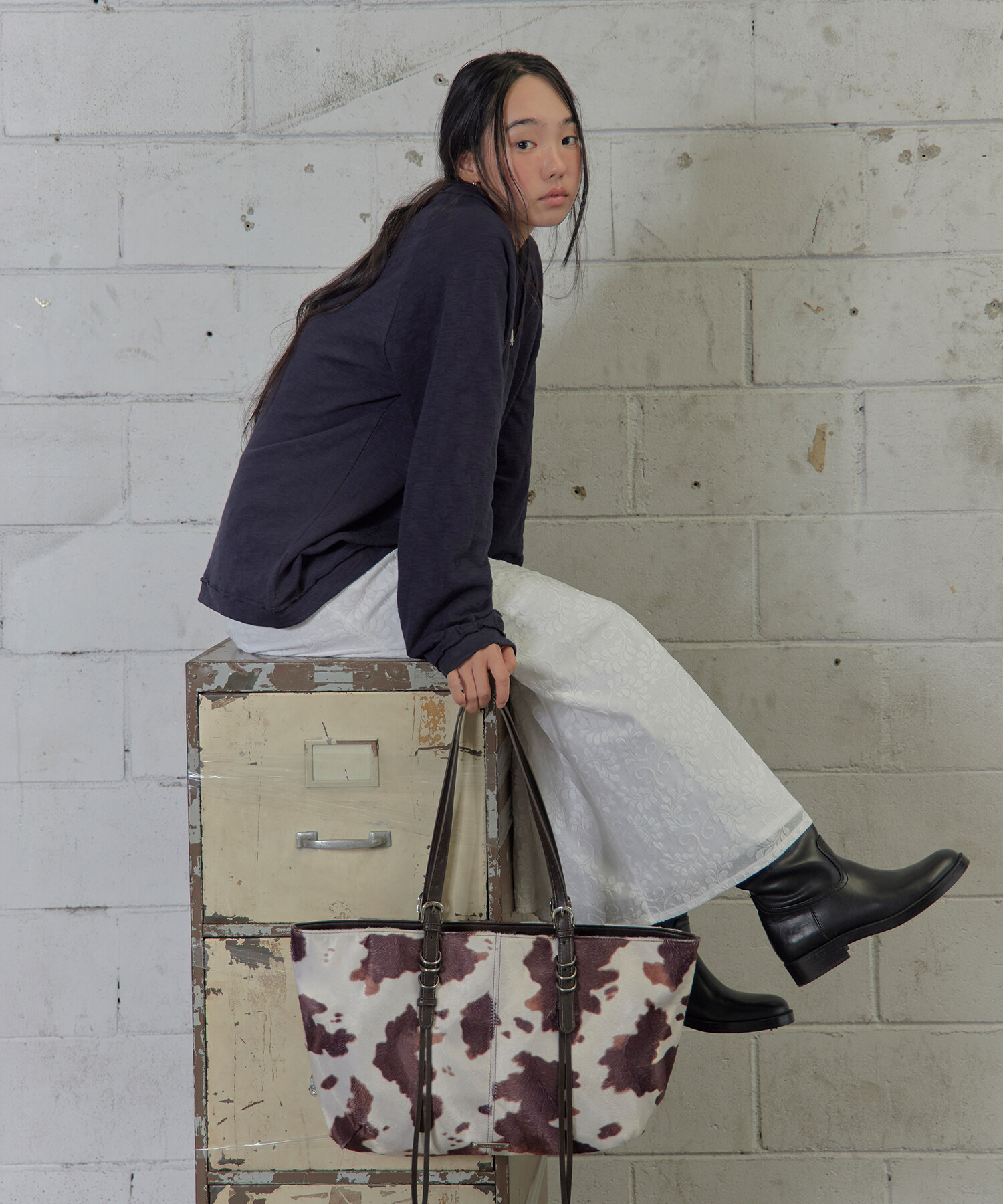 MOSS FRINGE BAG