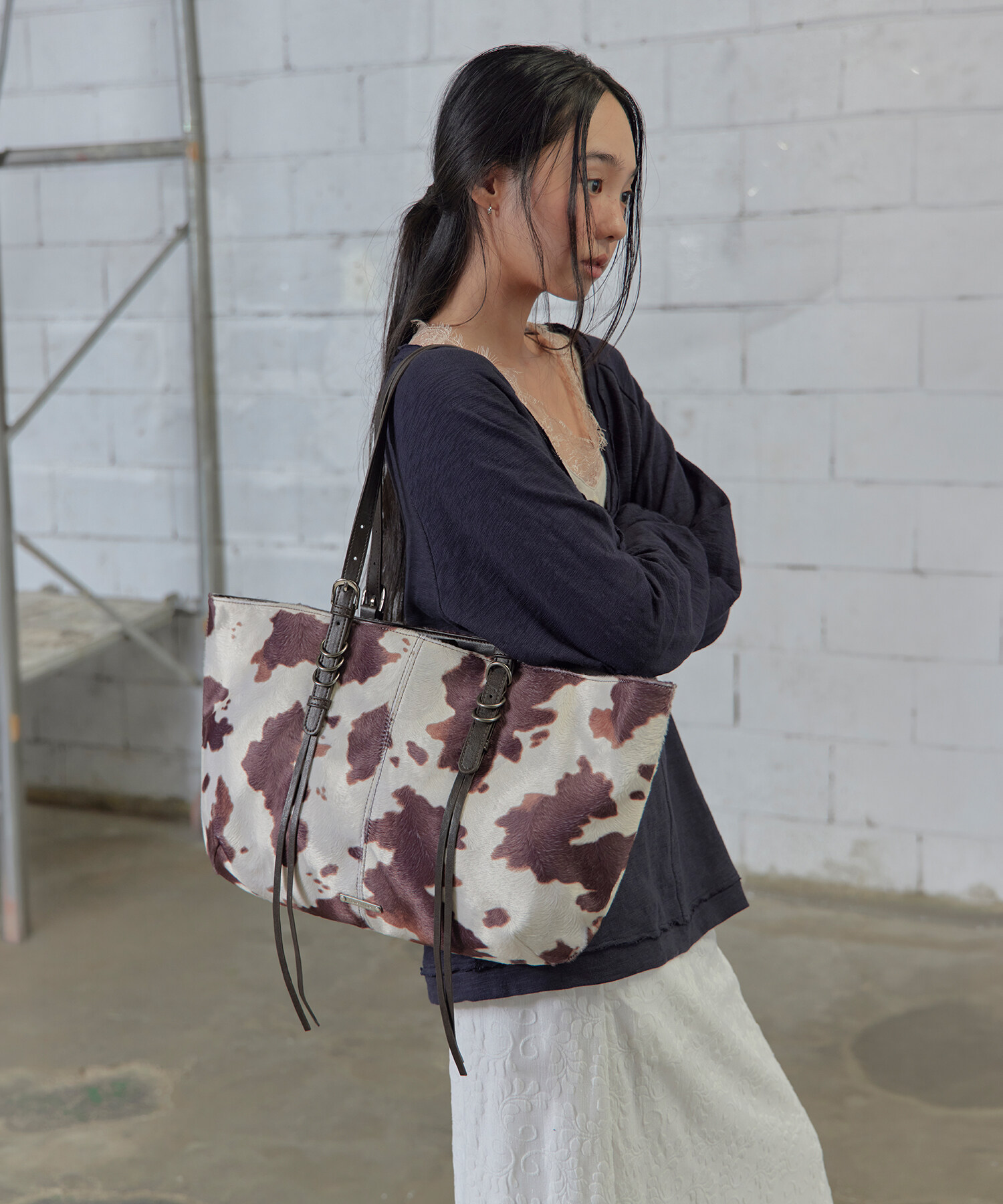 MOSS FRINGE BAG