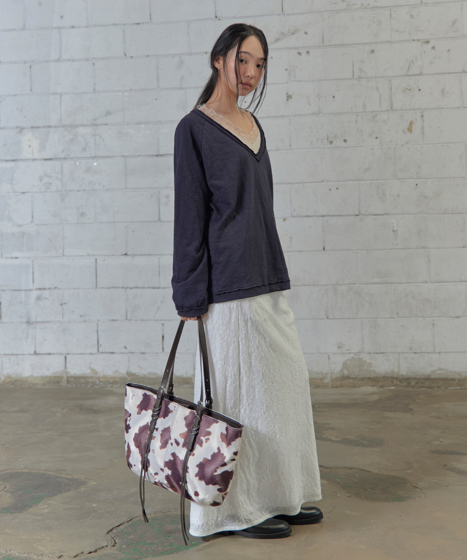 MOSS FRINGE BAG