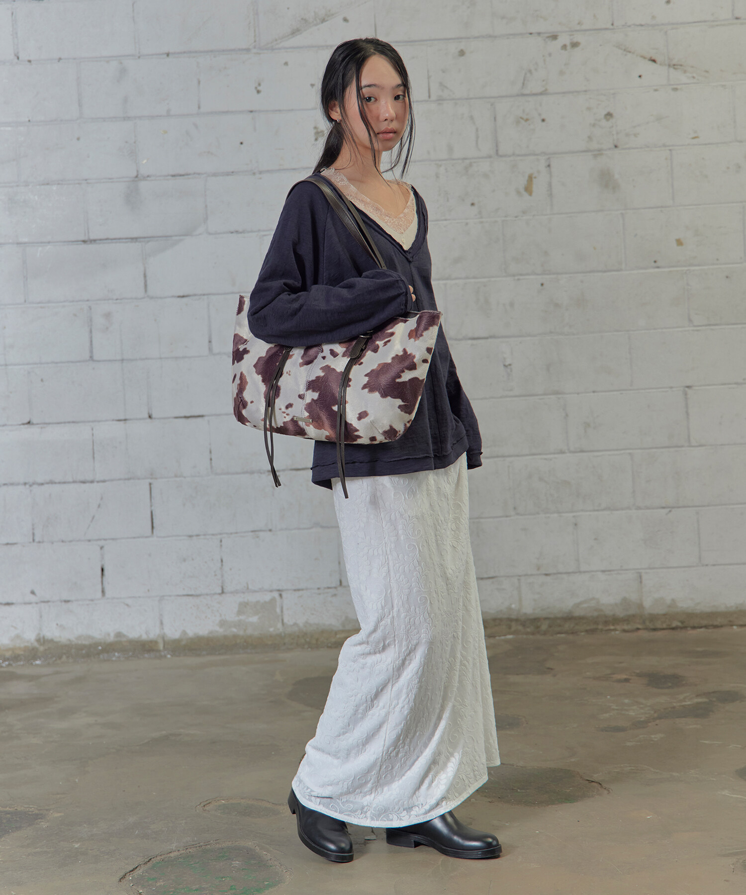 MOSS FRINGE BAG