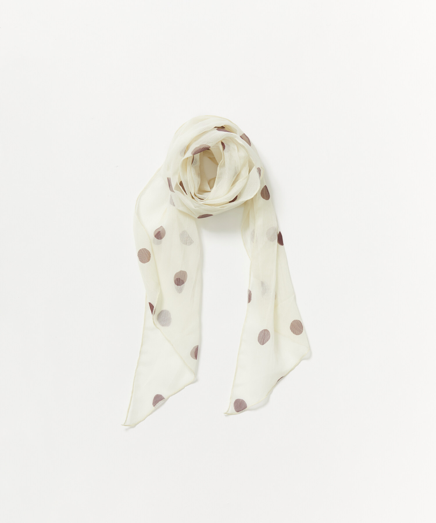 OAT CRINKLE DOT SCARF