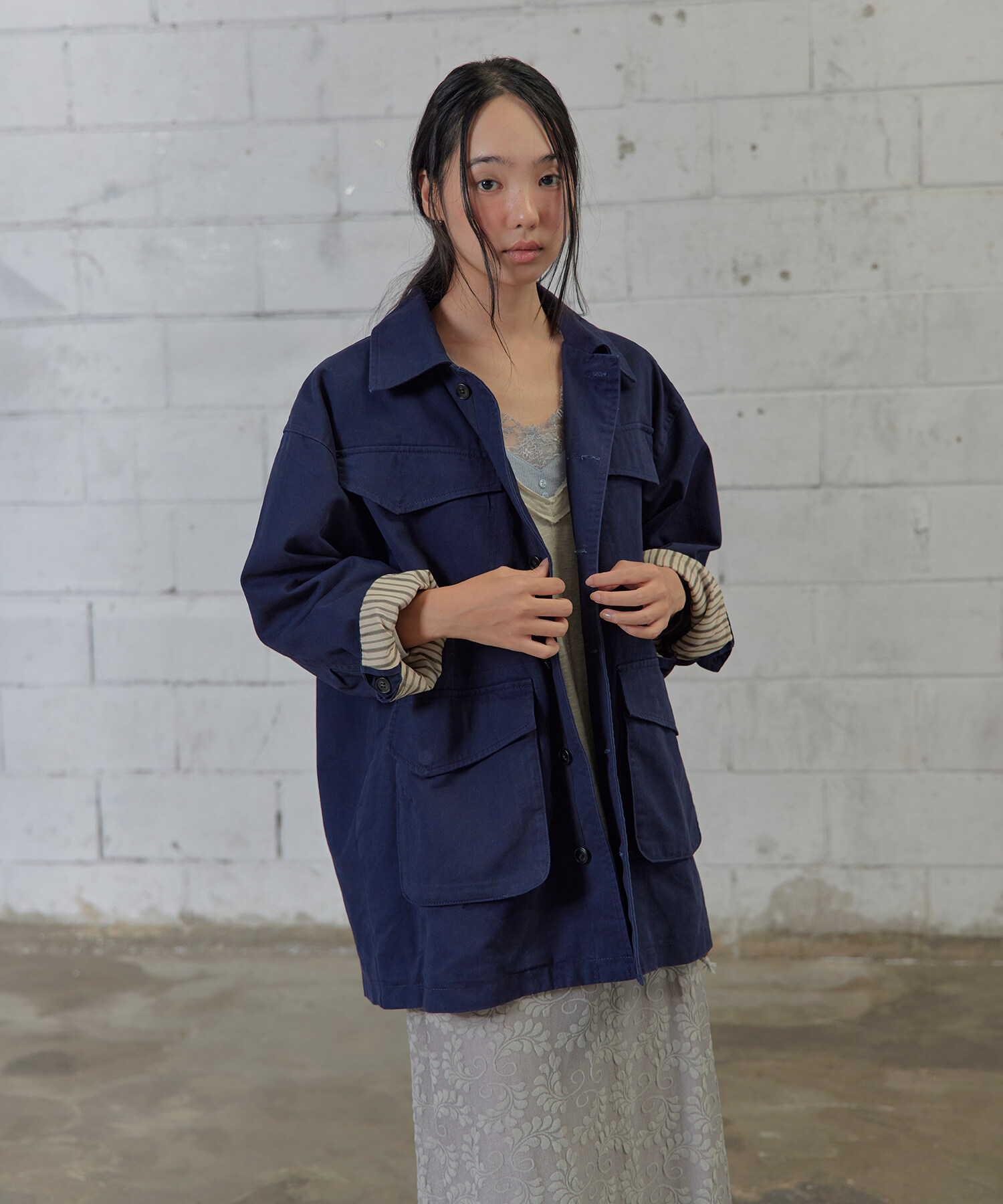 WASHED UTILITY JACKET 