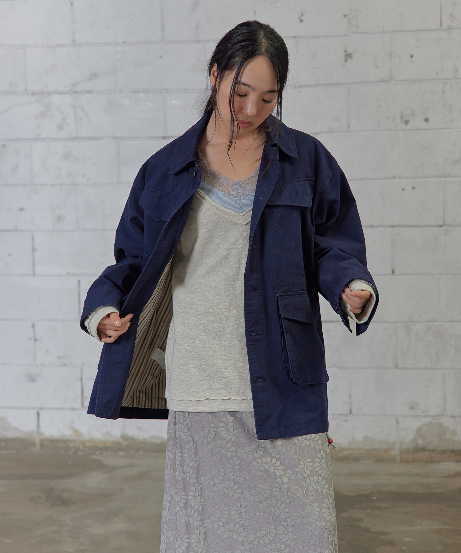 WASHED UTILITY JACKET 