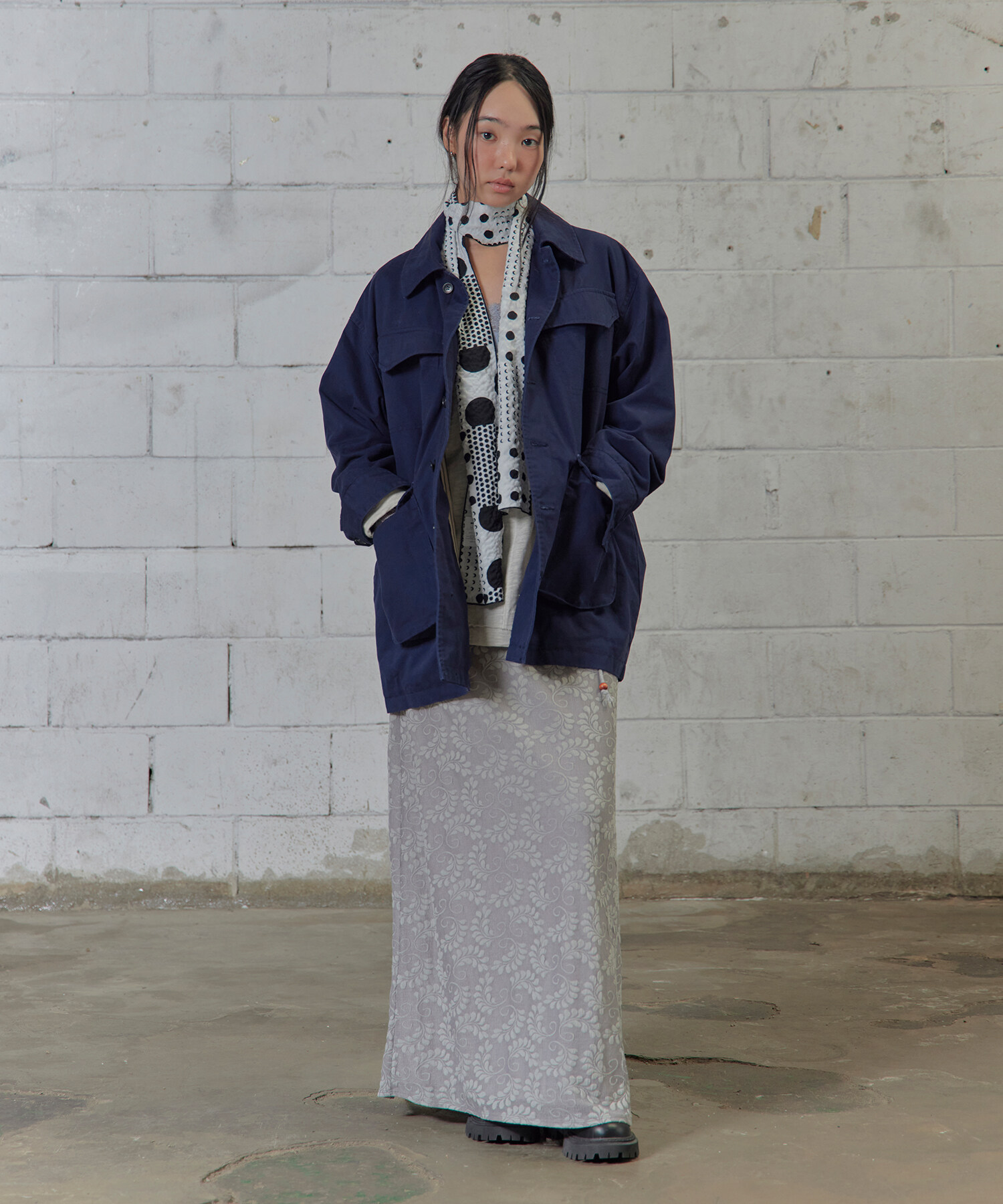WASHED UTILITY JACKET 