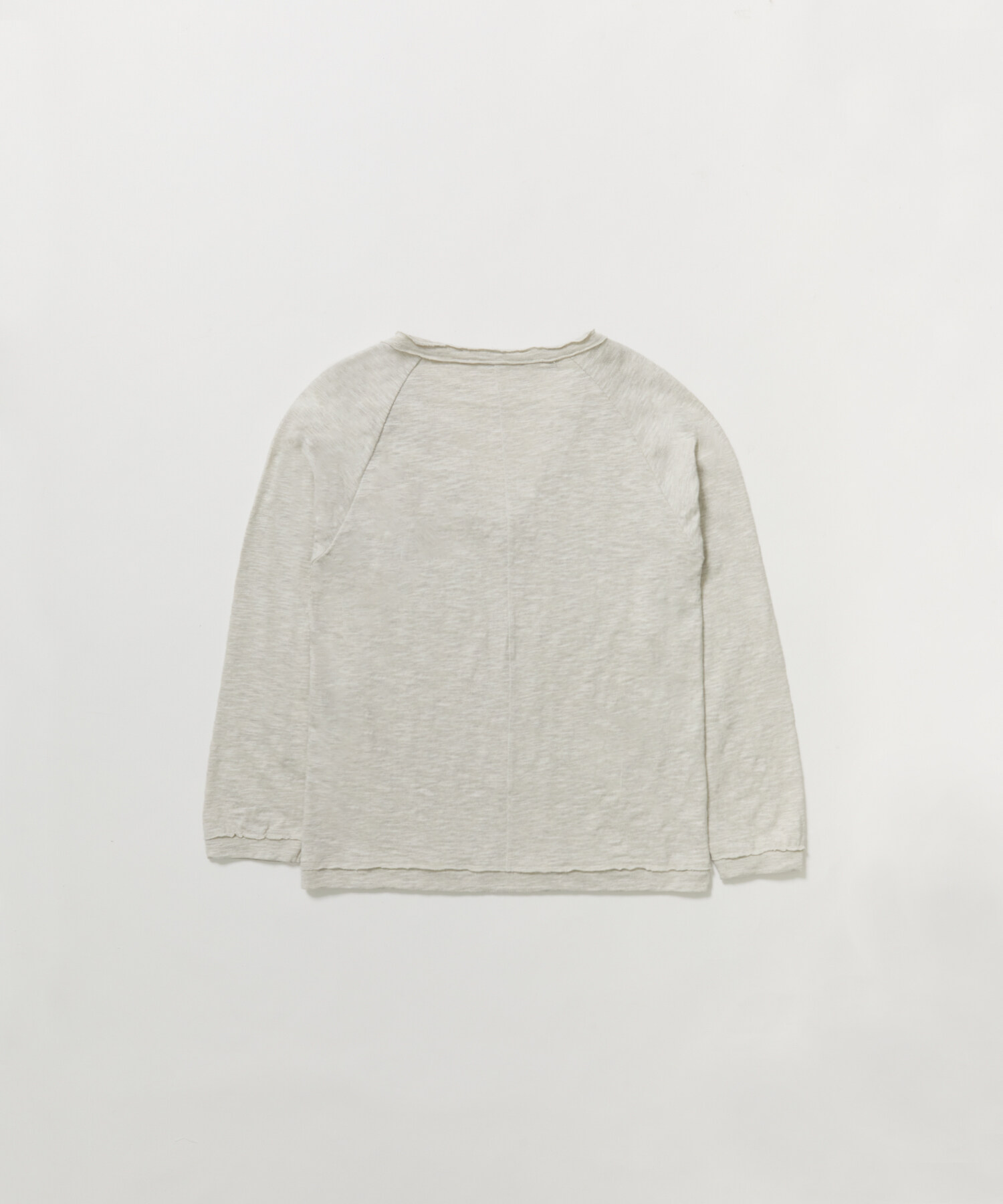 DEEP V-NECK SLUB T-SHIRT