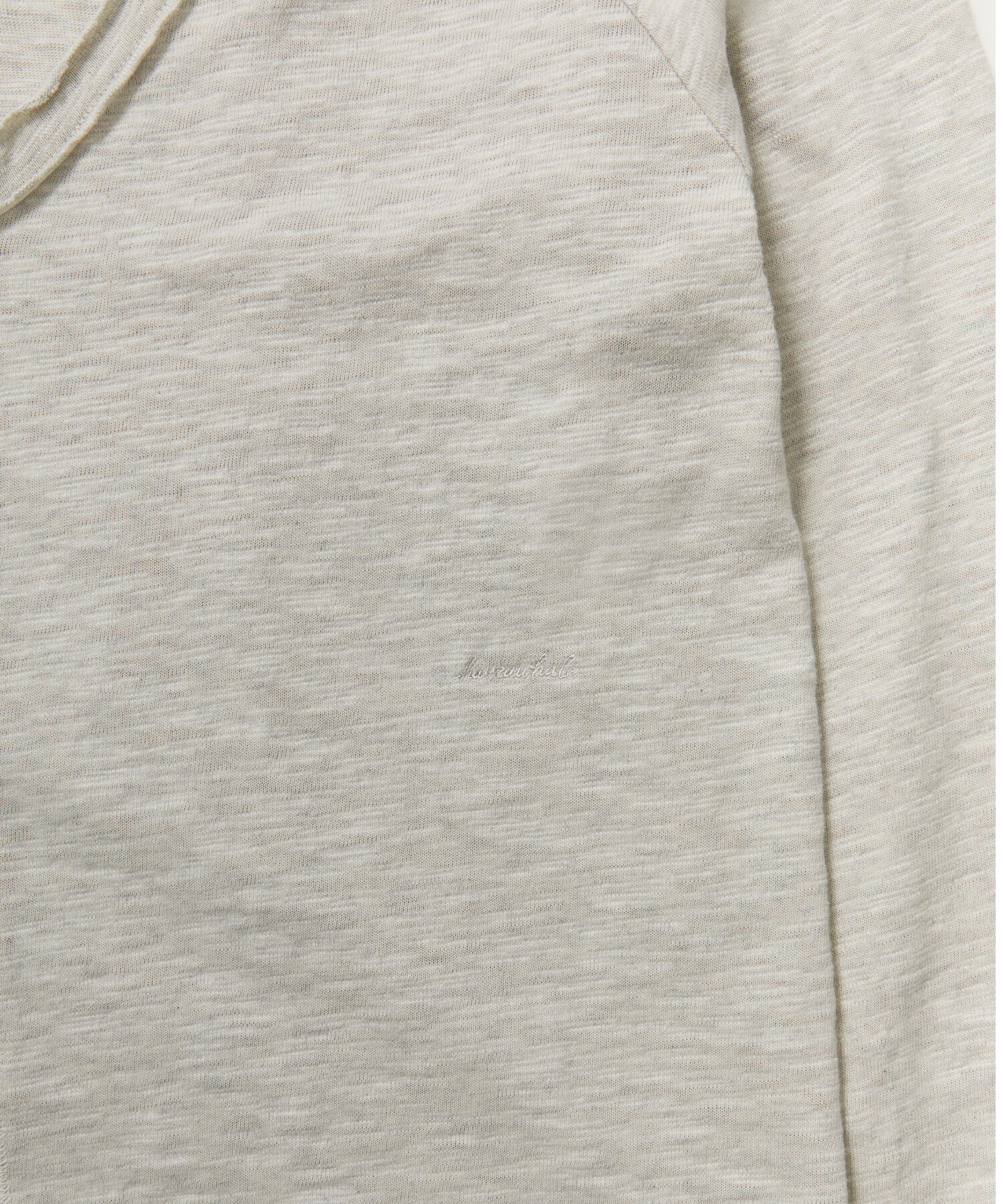 DEEP V-NECK SLUB T-SHIRT