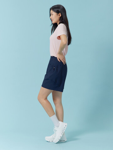 볼륨감 스트링 풀밴딩 카고 5부 팬츠