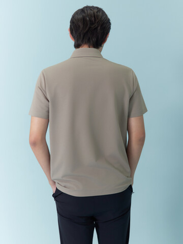 스트라이프 카라 반팔 티셔츠