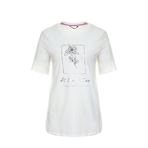 온라인단독) 수피마 코튼 플라워 5부 티셔츠