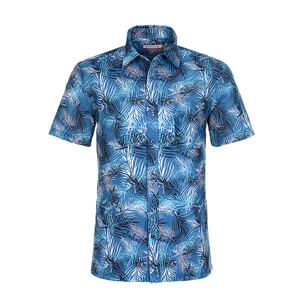 온라인단독) 푸른 산호초 하와이안 패턴 반팔 셔츠